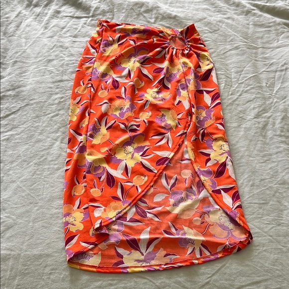 solai Dresses & Skirts - Solai Floral Midi Skirt